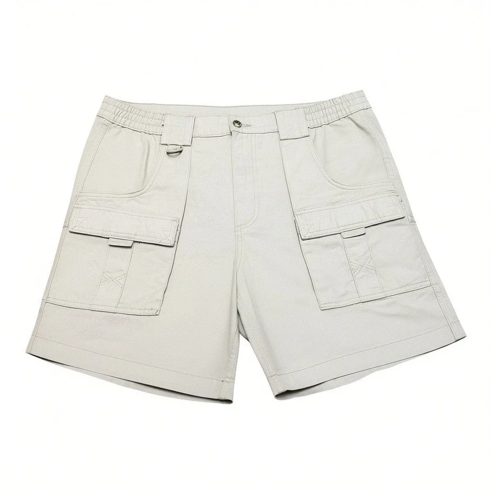 MEN'S BEER CAN ISLAND CARGO COTTON FISHING SHORT